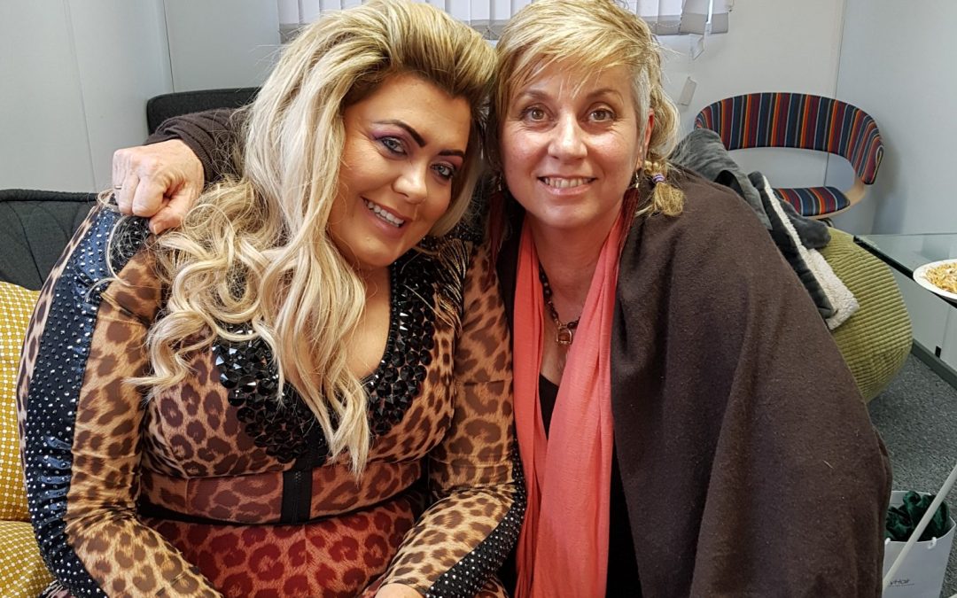 Healing session for Gemma Collins before performing on ITV’s Dancing on Ice